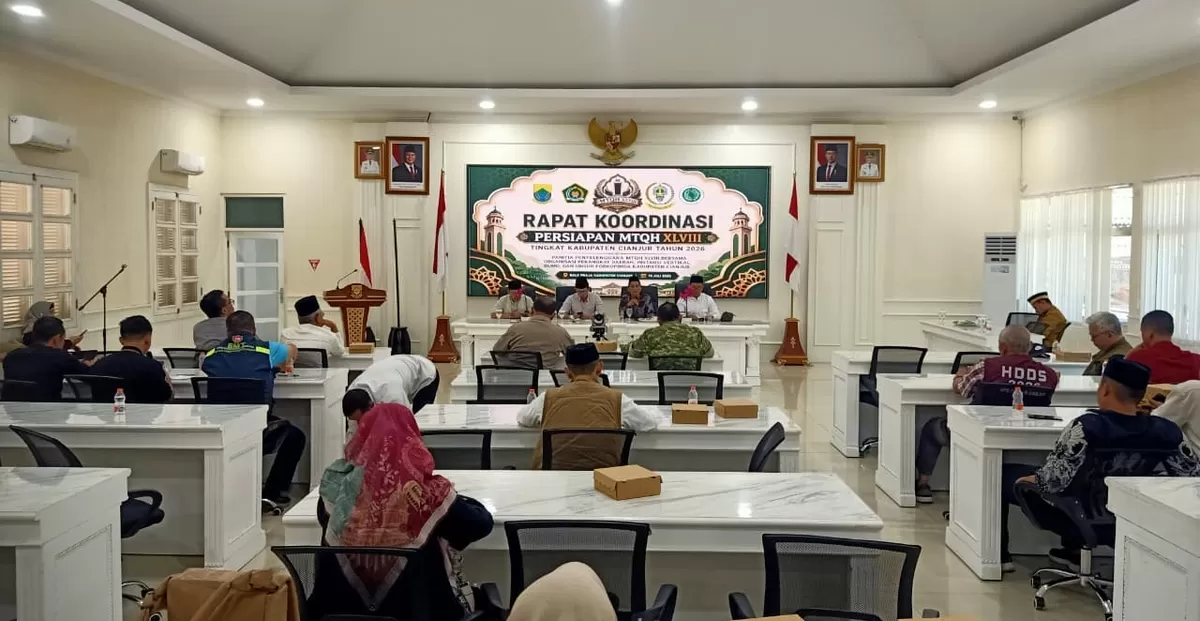 LPTQ Cianjur matangkan persiapan MTQH XLVIII. (FOTO: Ist)