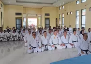 Ujian kenaikan sabuk Inkanas Subang digelar di Polres, cetak karateka berprestasi