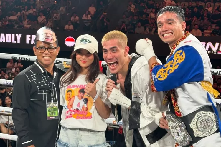 Momen Mengejutkan! Aishar Khaledd Lamar Fuji di Tengah Laga Tinju Beyond Combat, Kekalahan dari Fadli Faisal dan Rp100 Juta untuk Haji Faisal  (instagram @aishar_khaledd)