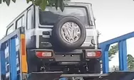 Penampakan Suzuki Jimny 5 Pintu  Naik Truk Fuso Dijalanan Jakarta, Terbatas Baru Beberapa Unit Lewat Importir Umum