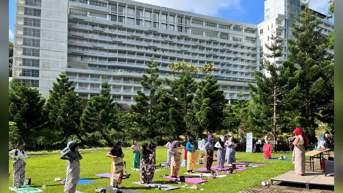Le Eminence Puncak menggelar Pilates di momen Hari Kartini. (FOTO: Istimewa)