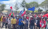 Demo di Wamena Papua Pegunungan, Massa Minta TNI Non-Organik Ditarik!