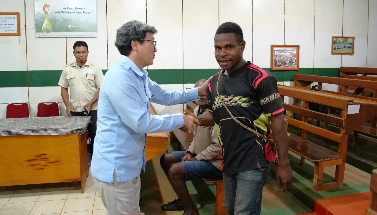 Sakarias Yolmen berhasil melewati jalur afirmasi beasiswa badan pengelola dana perkebunan kelapa sawit (BPDP-KS) untuk berkuliah di Yogyakarta. (TSE)