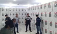 Polsek Percut Seituan Pantau dan Kawal Penyimpanan Logistik Pemilu 2024