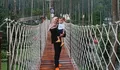 Gak Cuma Tempat Camping, Banyak Wahana Outbond yang Menantang Disini, Inilah Kebon Pines Cikole Lembang