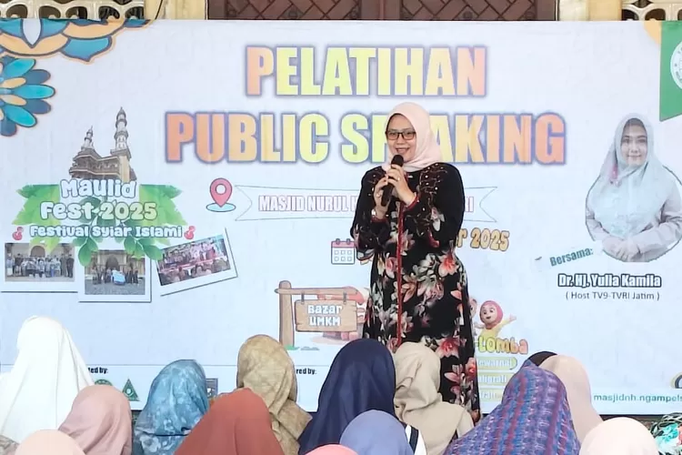 Masjid Nurul Huda Ngampelsari, Kecamatan Candi, Kabupaten Sidoarjo menggelar acara Maulid Fest 2025: Festival Syiar Islam. 