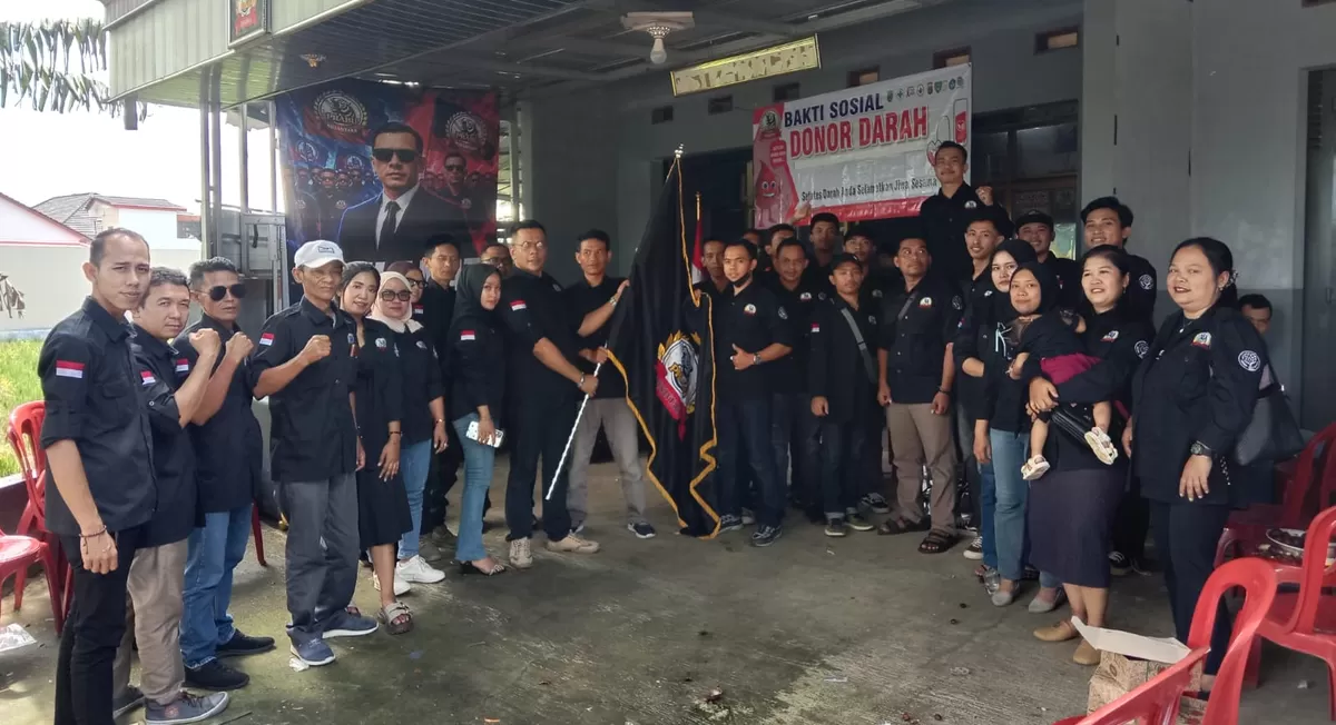 DPP Prabu Nusantara menggelar aksi donor darah di Cianjur. (FOTO: Ist)