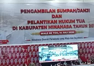 128 Hukum Tua Terpilih di Minahasa Resmi Dilantik, Bupati Robby Dondokambey: Rangkul Semua Warga dan Bangun Desa Bersama