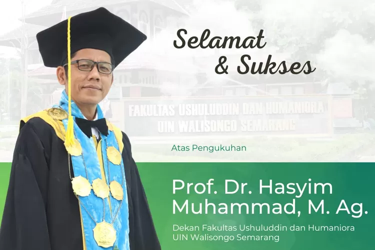 Prof Dr Hasyim Muhammad MAg, guru besar bidang Ilmu Pemikiran Islam UIN Walisongo. (UIN Walisongo)