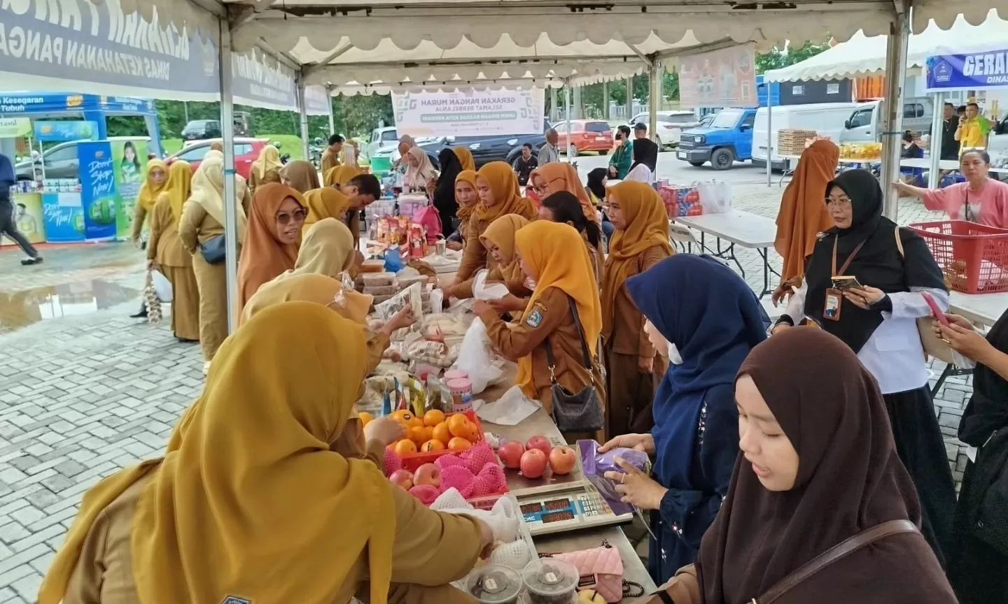 Suasana GPM di pelataran Balai Kota Kendari.