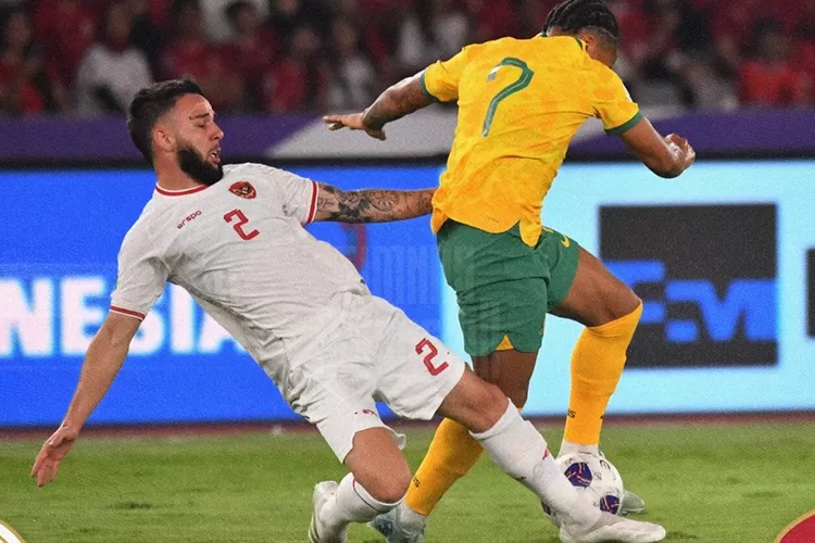 Hasil timnas Indonesia vs Australia.  (Twitter/X @TimnasIndonesia)