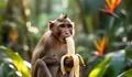 Mengapa Monyet Sering Diasosiasikan Suka Makan Pisang? Ini Alasannya dan Manfaat Buah Pisang