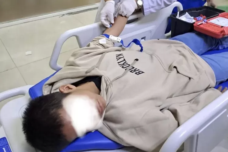 Siswa MAN 1 Medan korban pembullyan.