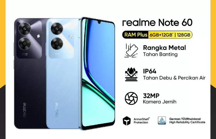 Realme note 60 6+6/128GB