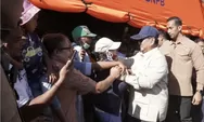 Momen Hangat Prabowo di Pengungsian Nagekeo, Anak-Anak Antusias Sapa hingga Bersalaman