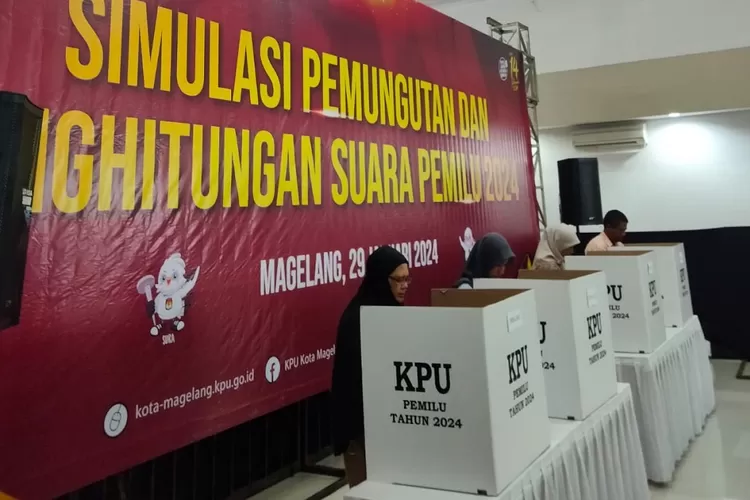 KPU Kota Magelang Gelar Simulasi Pemungutan Dan Perhitungan Suara ...