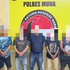 Ungkap Dugaan Peredaran Sabu, Polres Muna Amankan Lima Orang