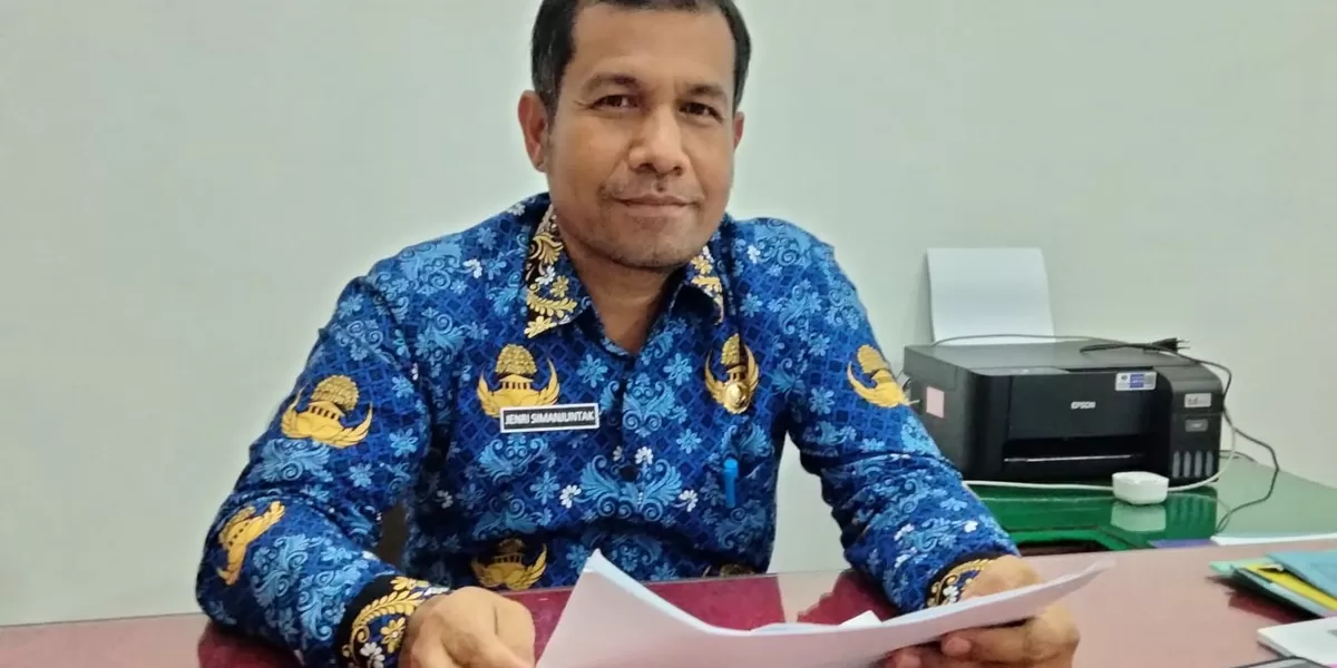 Plt Kepala BKPSDM Taput Jenri Simanjuntak. (Realitasonline.id/AS)