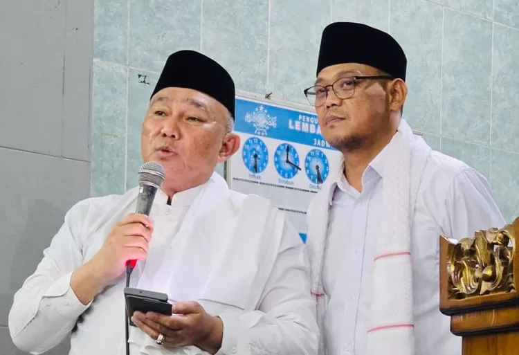 Walikota Depok, Mohammad Idris (kiri) bersama Wakil Walikota Depok, Imam Budi Hartono