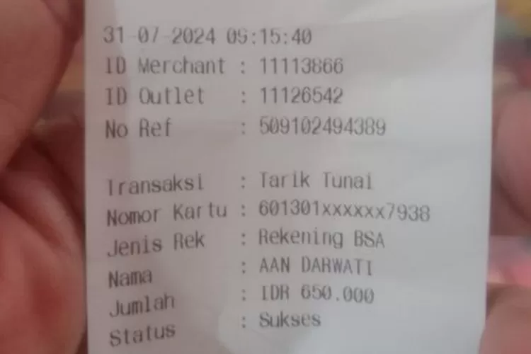 Rezeki 31 Juli! Saldo PKH Rp650.000 Cair di KKS Milik KPM Jawa Barat, Pemegang KKS Ini Cek Saldo Sekarang (Facebook/@Agoes Yudhistira)