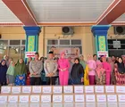 Bansos Ramadhan, Kapolres Rohil Salurkan Paket Sembako ke Kaum Dhuafa