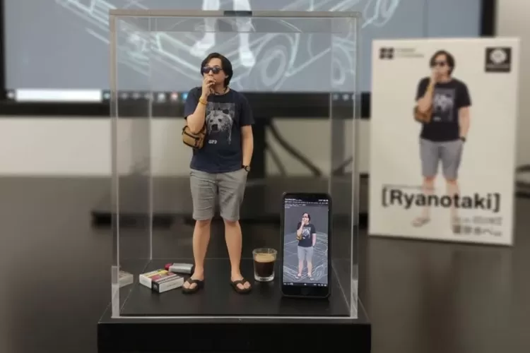 Cara Membuat Miniatur AI di GeminiI AI. (Instagram @ryanotaki)