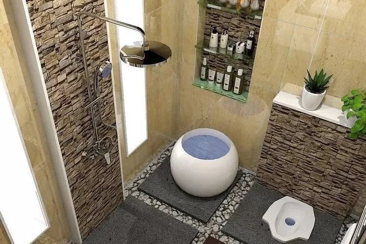 8 Trik Desain Kamar Mandi Kecil dengan Kloset Jongkok agar Terlihat Lebih Luas dan Nyaman!