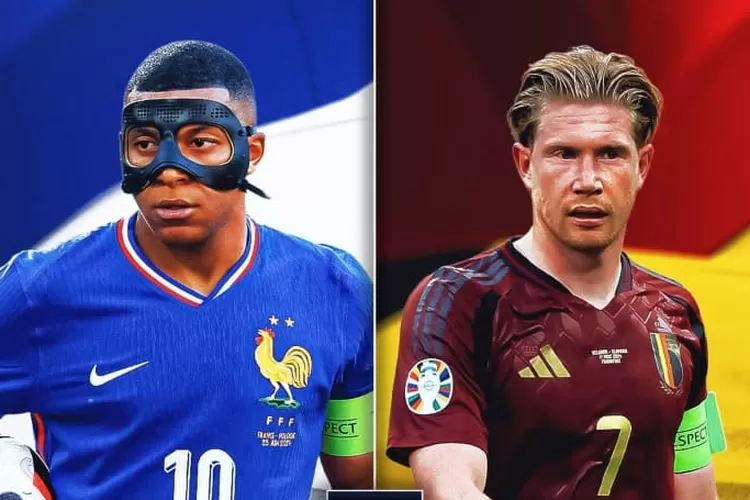 Ilustrasi prediksi Prancis vs Belgia di EURO 2024 (Instagram.com/@foxsoccer)