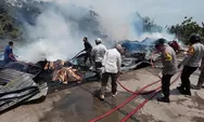 Home Industri Triplek di Pegandon Terbakar, Kerugian Capai Rp100 Juta