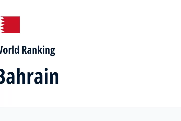 Ilustrasi -- Berapa Ranking FIFA Bahrain? Lawan Timnas Indonesia di Lanjutan Kualifikasi Piala Dunia 2026 Hari Ini (FIFA)