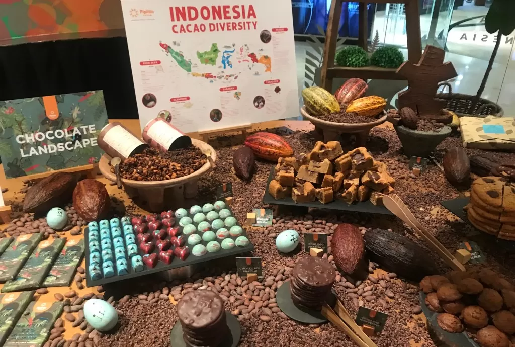 Pipiltin Cocoa banyak menggunakan  cokelat asli Indonesia, terutama dari Bali dan Aceh.  (Pipiltin Cocoa)