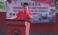Di Bulan Bung Karno, DPC PDIP Rembang Gelar Upacara hingga Turnamen Sepak Bola U13, Ini Daftar Rangkaian Acaranya