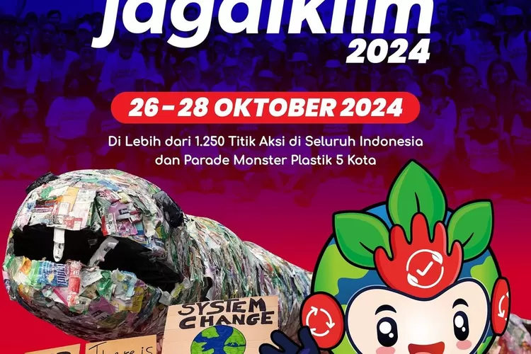 Saksikan Parade Monster Plastik di 5 Kota! Aksi Muda Jaga Iklim ajak lawan polusi plastik demi bumi yang lebih baik. (Instagram @mygreenlaeders / HukamaNews.com)