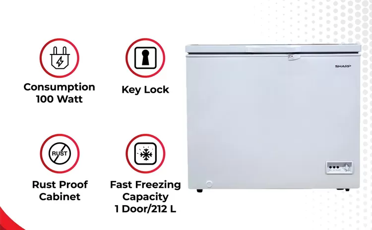 Sharp FRV-210X Freezer Box Chest