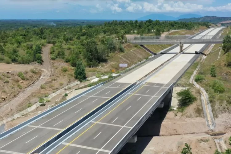 Ilustrasi jalan tol penghubung Lampung-Bengkulu yang sedang diusulkan ke Menteri PUPR. Diharapkan proyek ini dapat dimulai tahun 2025 (Instagram: pupr_bpjt)