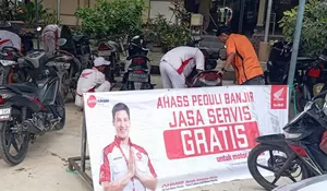 AHASS Gelar Servis Gratis untuk Konsumen Terdampak Banjir di Bekasi dan Bogor