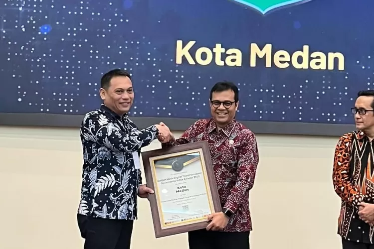 Pemko Medan raih penghargaan GM-DTGI Award 2025 yang digelar UGM, dinobatkan sebagai Pemerintah Daerah terbaik tingkat Kabupaten/Kota se Provinsi Sumatera Utara.
