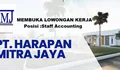 Lowongan Kerja Dibutuhkan Segera untuk Posisi Sebagai Staff Accounting di PT Harapan Mitra Jaya Batam