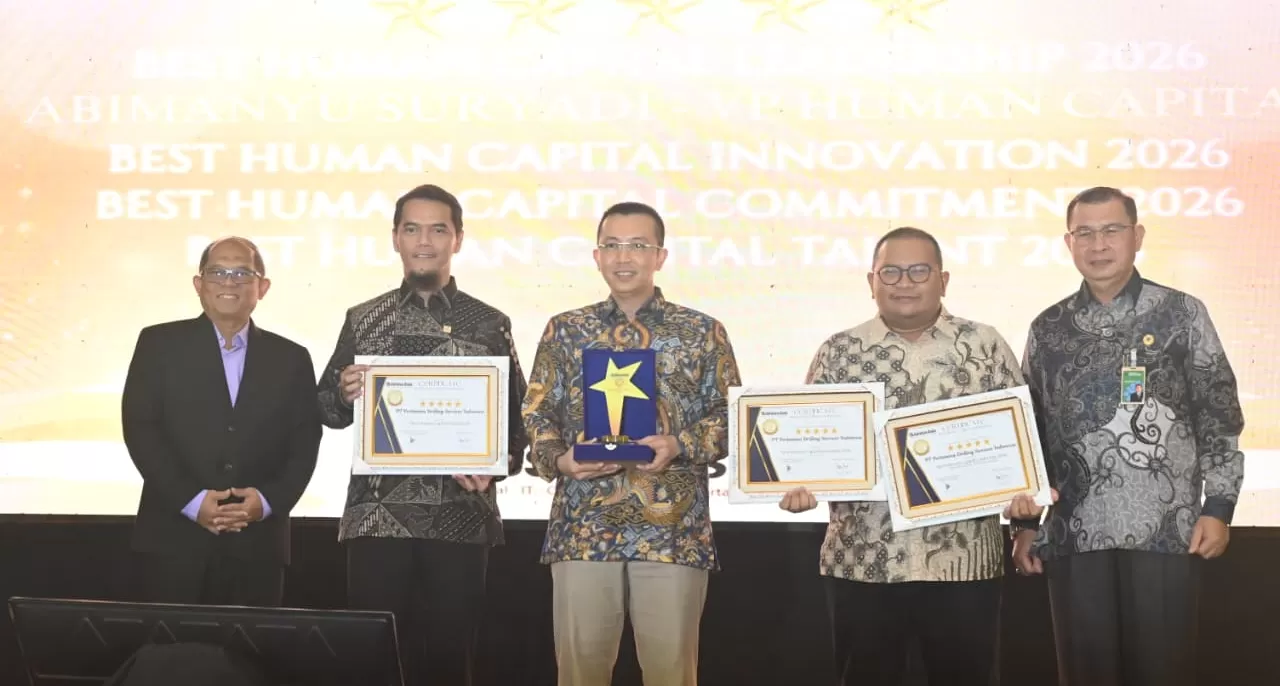 Prestasi baru untuk Pertamina Drilling. Lima penghargaan berhasil diraih dalam ajang Best Human Capital Awards 2026 di Jakarta.