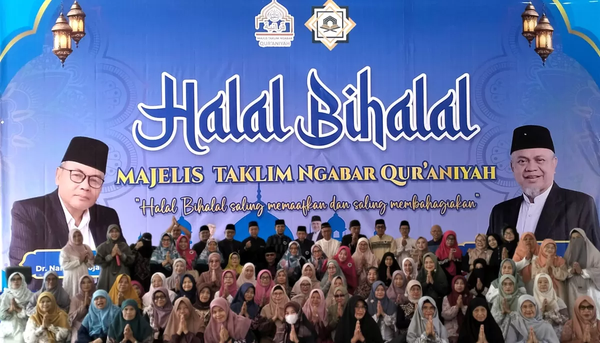 NgaBar Qur'aniyah Cianjur menggelar halal bihalal. (FOTO: Istimewa)