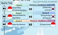 Babak Perempat Final China Open 2023: Terjadi Perang Saudara Jonatan vs Vito