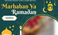 Terbaru! 15 Link Twibbon Sambut Bulan Puasa 2024, Marhaban Ya Ramadhan