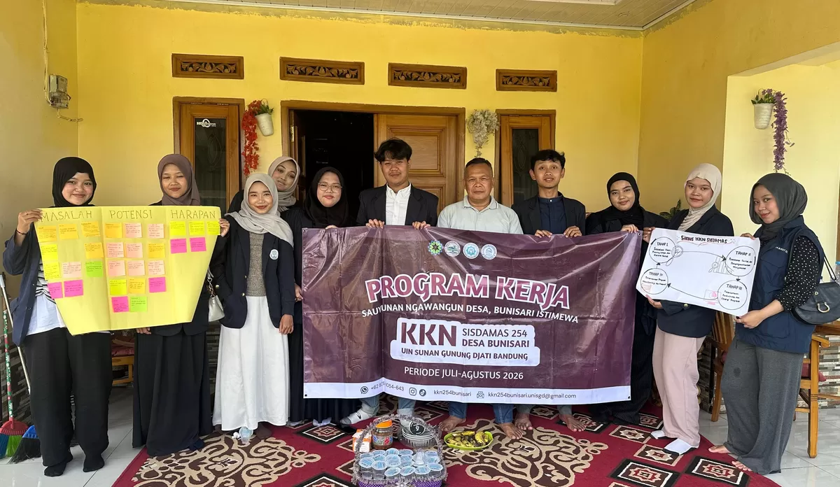 KKN 254 UIN Bandung di Desa Bunisari, Warungkondang, Cianjur. (FOTO: Ist)