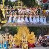 Pawai Budaya, SMA Negeri 3 Nganjuk Angkat Kejayaan dan Kemegahan Mataram Kuno Era Sri Maharaja Rakai Pikatan