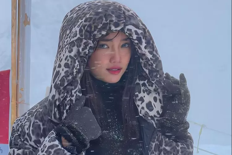 Fuji menceritakan pengalaman tak terlupakan saat mengunjungi salah satu puvak tertingi di Swiss. (Instagram @fuji_an)