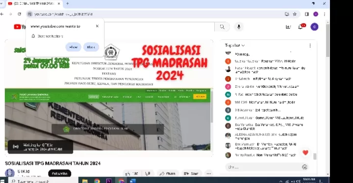 Sosialisasi Juknis Tpg Bagi Guru Kepala Madrasah Dan Pengawas Madrasah Tahun 2024 Ada Yang 0200