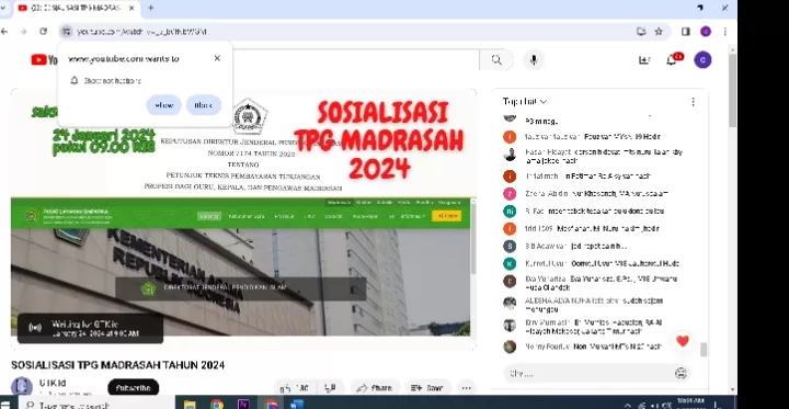 Sosialisasi Juknis Tpg Bagi Guru Kepala Madrasah Dan Pengawas Madrasah Tahun 2024 Ada Yang 9219