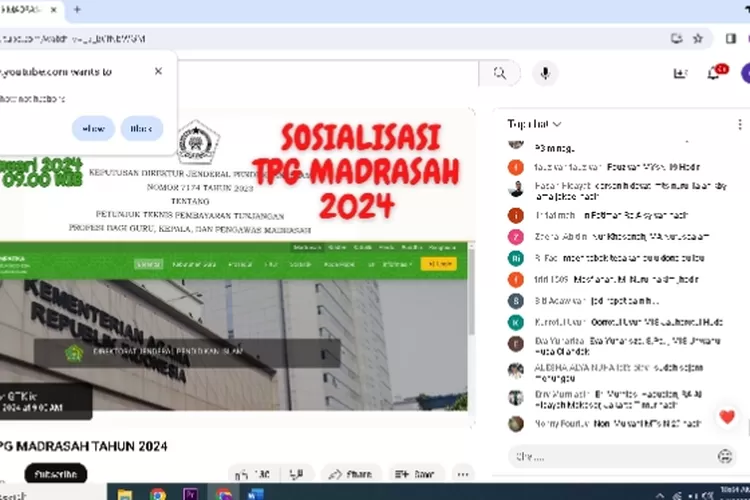 Sosialisasi Juknis Tpg Bagi Guru Kepala Madrasah Dan Pengawas Madrasah Tahun 2024 Ada Yang 6607