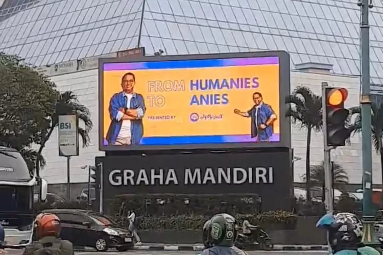 Videotron Anies Baswedan ditakedown, ternyata segini harganya (Twitter @tari09)