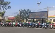 Demi Kenyamanan Pemudik, Polres Cianjur Amankan Puluhan Motor Knalpot Brong